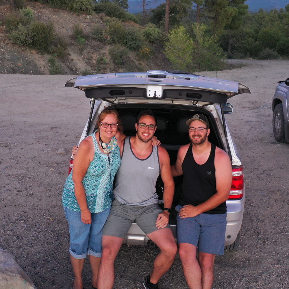 Fam at Sunset point